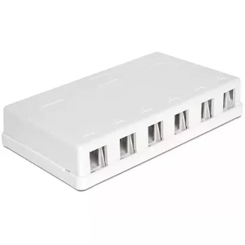 Set de montaje DeLOCK 86227 blanco