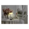 Techly I-LAMP-TABLE2 Lámpara de mesa con bombilla no reemplazable 2 W LED negra, blanca