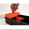 Caja de almacenamiento DeLOCK 18419 11 compartimentos 220x155x60 mm naranja/negro