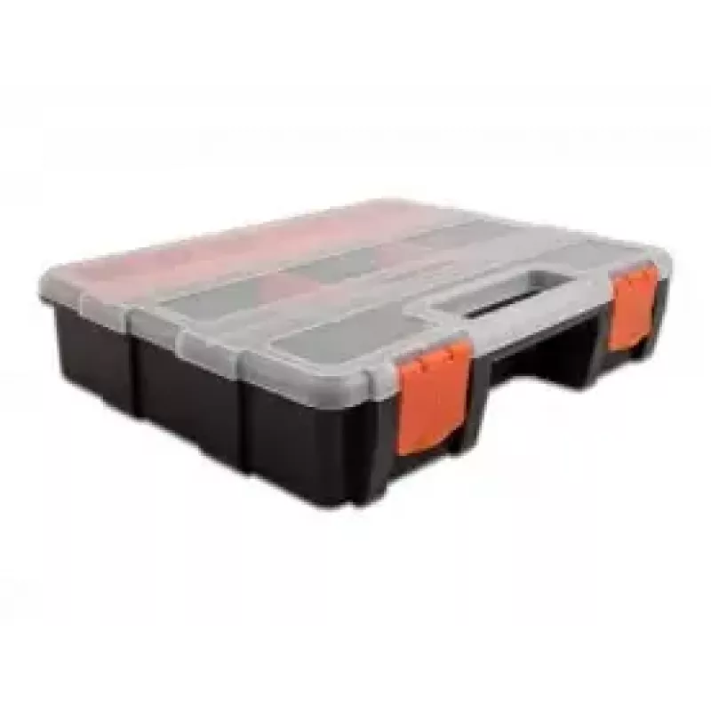 Caja de almacenamiento DeLOCK 18416 21 compartimentos 290x220x60 mm naranja negro