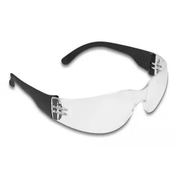 Gafas de seguridad DeLOCK 90559 lentes transparentes negro transparente