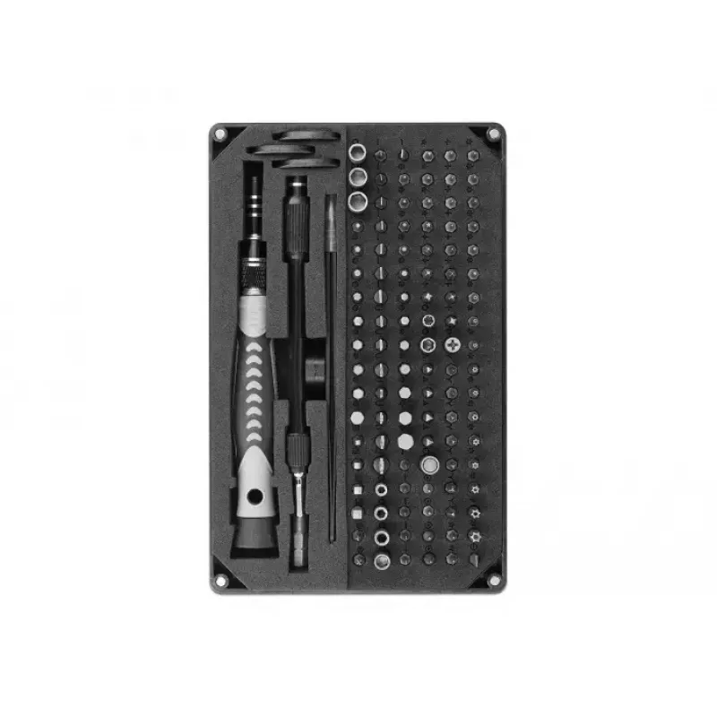 DeLOCK 64168 set de destornilladores manuales destornilladores de precisión ancho 120 mm largo 185 mm alto 38 mm