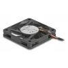 Ventilador para caja de ordenador DELOCK 6 cm (60x60x10 mm), 12 V, rodamiento de bolas, negro, modelo 67294