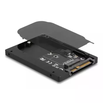 Carcasa SSD DeLOCK 63379 negra M.2 soporte para 1 unidad