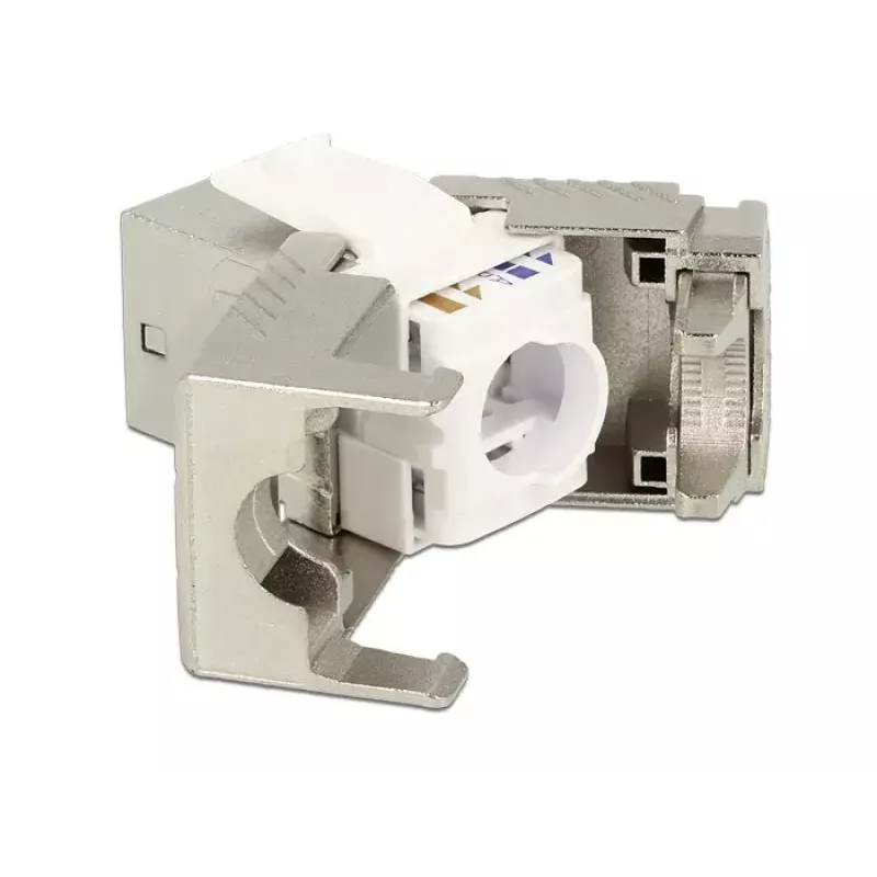 Módulo Keystone DeLOCK 86288 acodado beige RJ-45