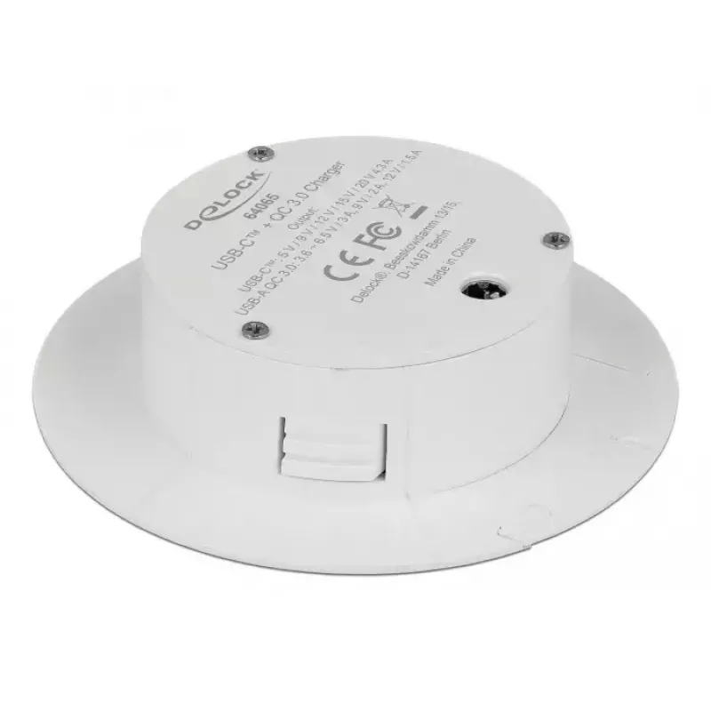 Cargador DeLOCK 64065 cargador de dispositivos móviles smartphone blanco