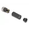 Conector DeLOCK M8 codificación A 3 polos conector hembra conexión por tornillo