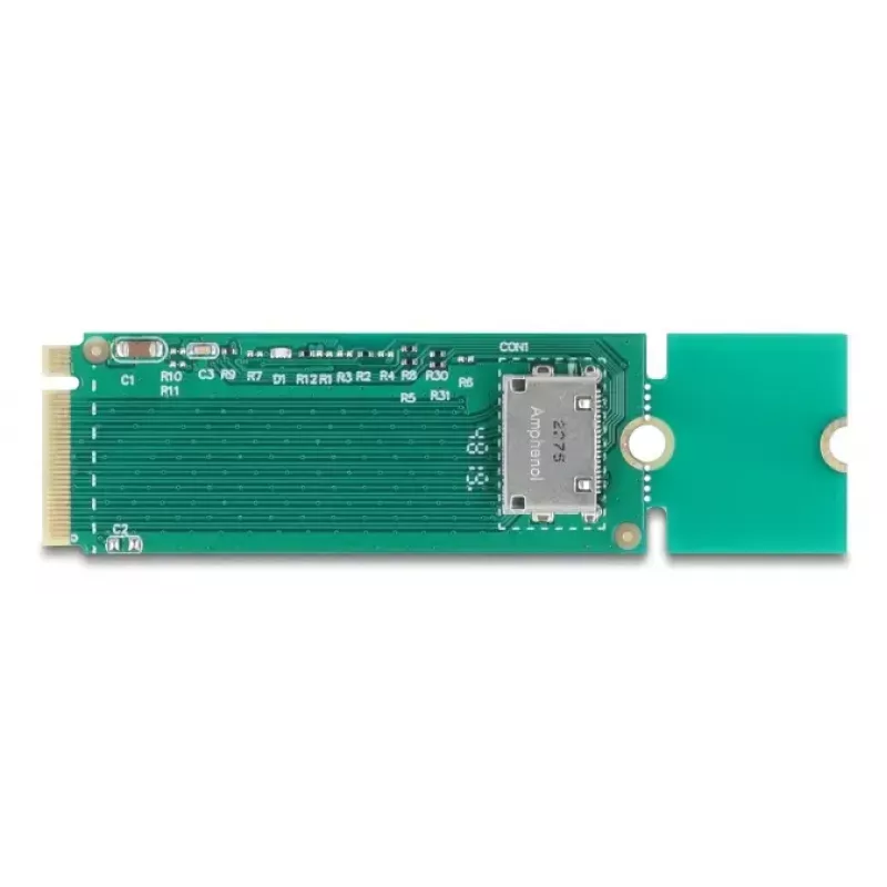 Tarjeta adaptadora interna SFF-8612 DeLOCK 64348 M.2 SFF-8612 conector macho verde