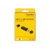 Lector de tarjetas DeLOCK 91004 USB 3.2 Gen 1 Type-A Type-C negro