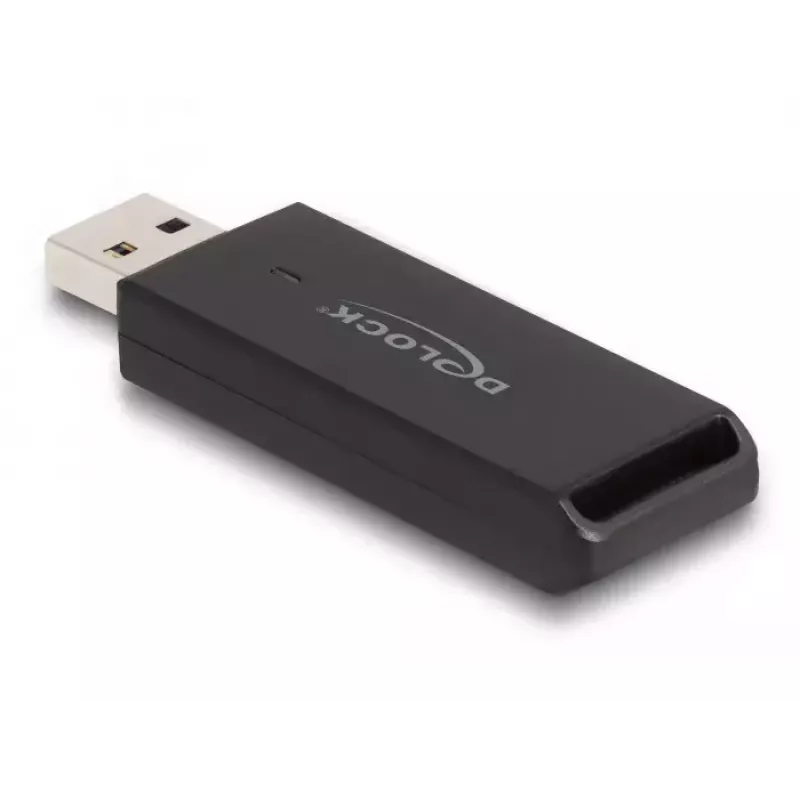 Lector de tarjetas DeLOCK 91002 USB negro MicroSD SD SDHC SDXC 5000 Mbit/s
