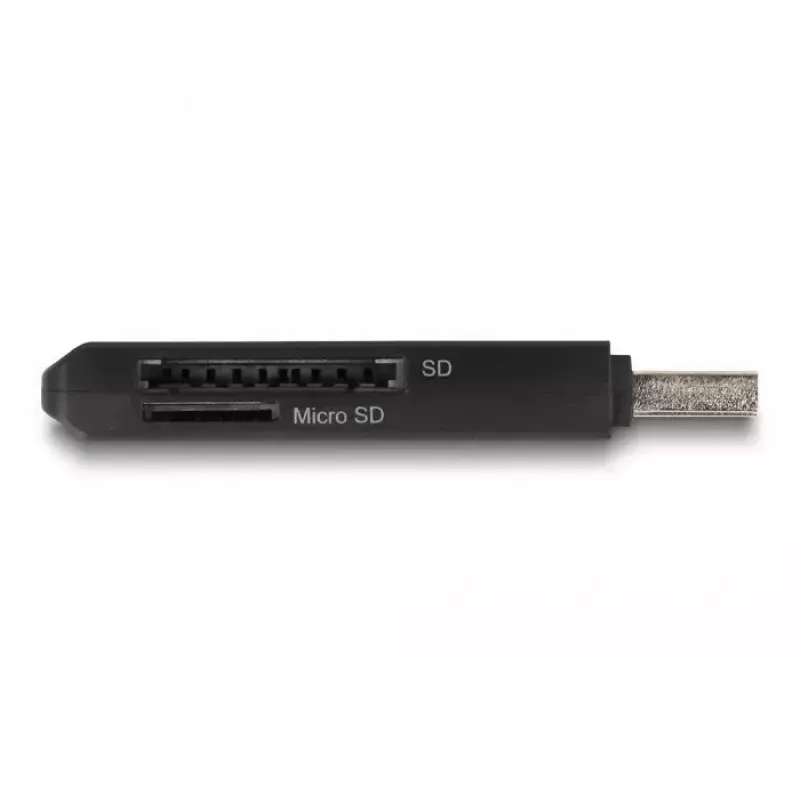 Lector de tarjetas DeLOCK 91002 USB negro MicroSD SD SDHC SDXC 5000 Mbit/s