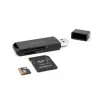 Lector de tarjetas DeLOCK 91002 USB negro MicroSD SD SDHC SDXC 5000 Mbit/s