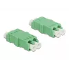 DeLOCK acoplador de fibra óptica LC dúplex conector hembra a conector hembra LC dúplex 4 uds.