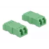DeLOCK acoplador de fibra óptica LC dúplex conector hembra a conector hembra LC dúplex 4 uds.