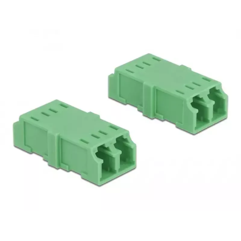 DeLOCK acoplador de fibra óptica LC dúplex conector hembra a conector hembra LC dúplex 4 uds.