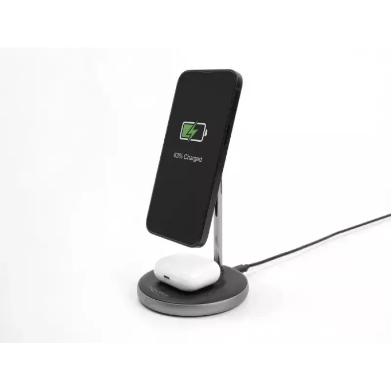 Cargador inalámbrico DeLOCK 66468 2 en 1 5 W 7,5 W 10 W 15 W