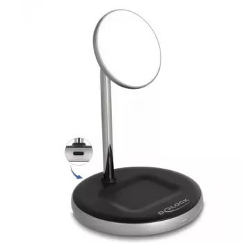 Cargador inalámbrico DeLOCK 66468 2 en 1 5 W 7,5 W 10 W 15 W