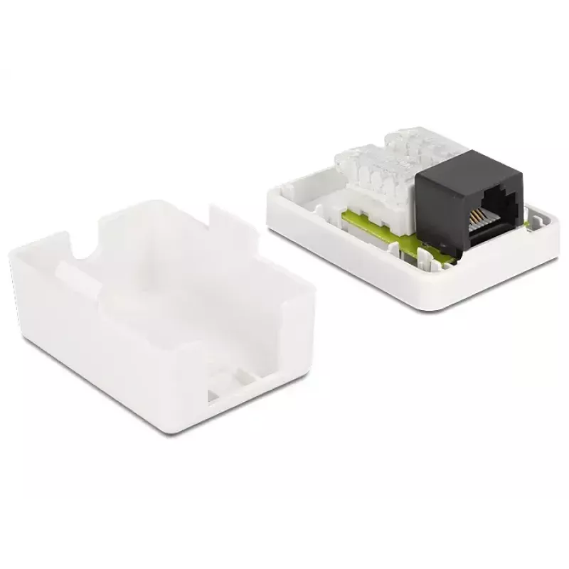 Caja de superficie DeLOCK 86248 blanca 52mm x 25,5mm x 39mm