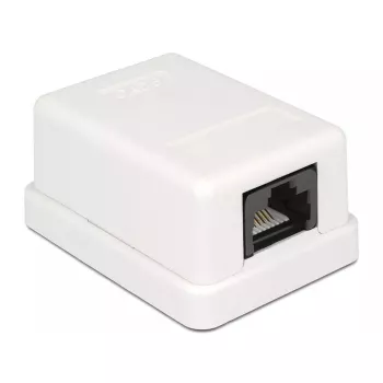 Caja de superficie DeLOCK 86248 blanca 52mm x 25,5mm x 39mm