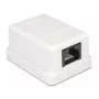 Caja de superficie DeLOCK 86248 blanca 52mm x 25,5mm x 39mm