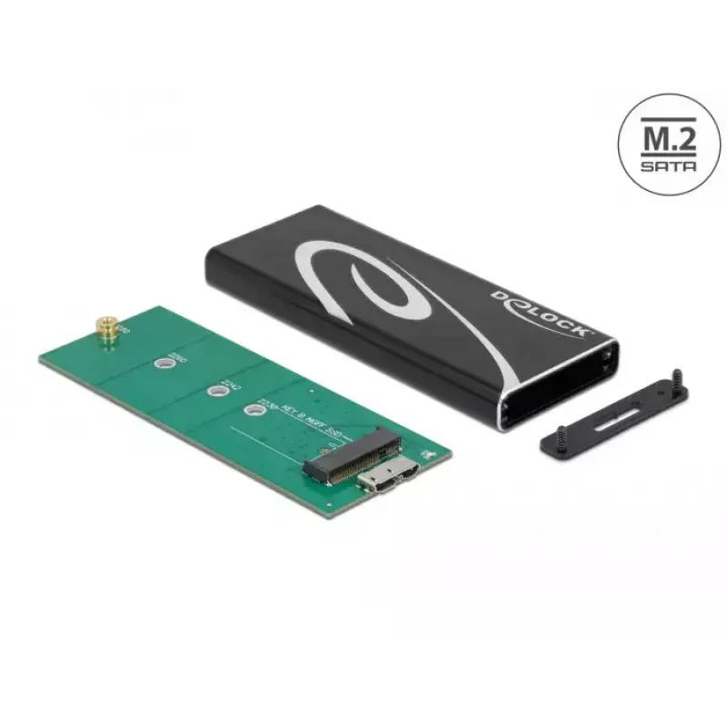 Carcasa SSD DeLOCK 42007 negra M.2