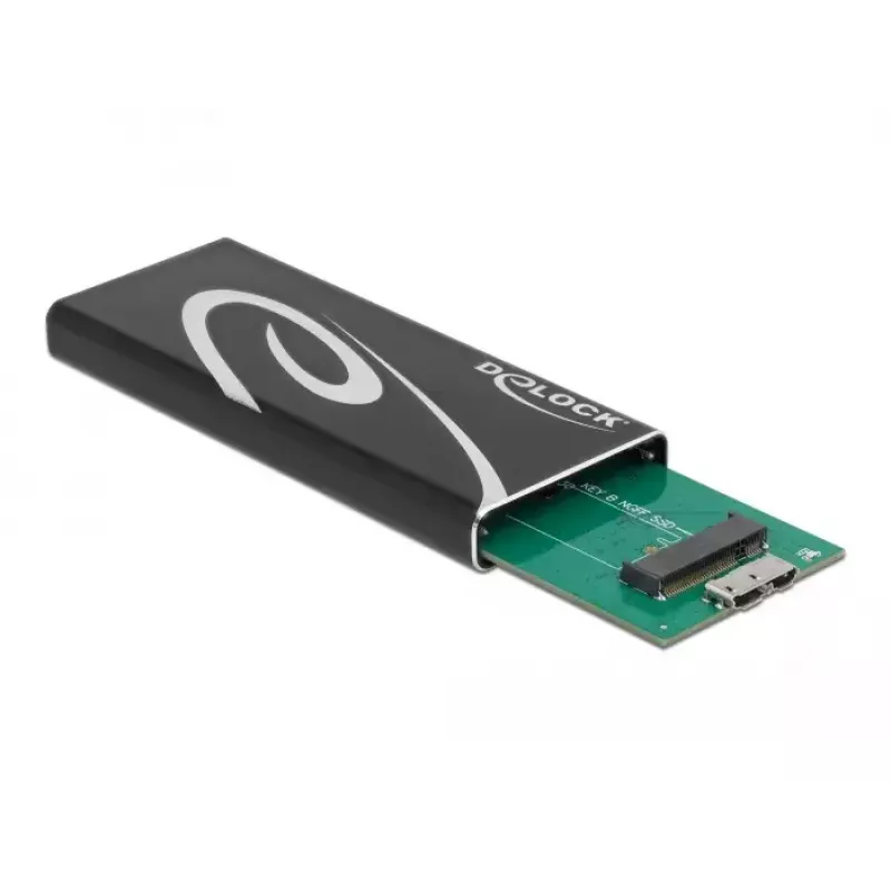 Carcasa SSD DeLOCK 42007 negra M.2