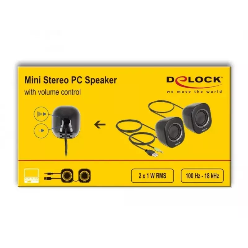 Altavoz DeLOCK 27002 2 W