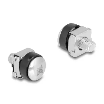 Tornillos y tuercas DeLOCK 42432 M6 100 uds. plástico acero