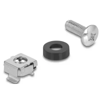 Tornillos y tuercas DeLOCK 42432 M6 100 uds. plástico acero