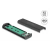 Carcasa SSD DeLOCK 42031 negra M.2 PCIe SATA 20 Gbit/s