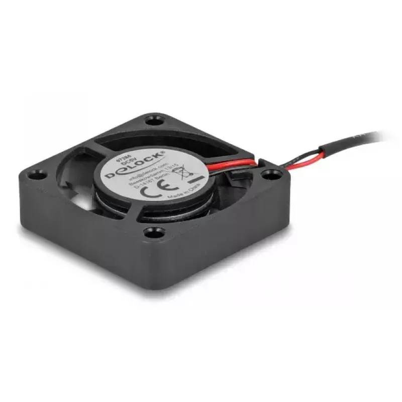 DeLOCK 67286 Ventilador axial 5 V DC, 40 x 40 x 10 mm, negro