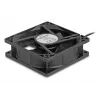 Ventilador para carcasa de ordenador DELOCK 8 cm (80 x 80 x 25 mm), rodamiento de bolas, 5 V DC, negro