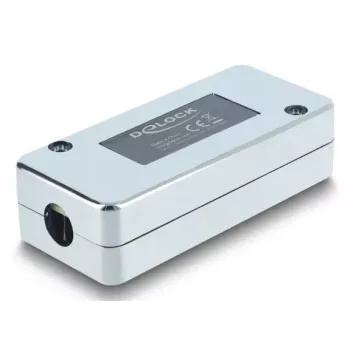Toma de red DELOCK Cat.6 STP LSA, apantallamiento S/UTP, 35×82×23 mm, plata