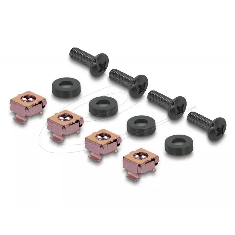 Tapa ciega DELOCK 67414 para rack de 19 pulgadas 1U, metal, 8 ventiladores integrados de 40×40 mm, gris oscuro