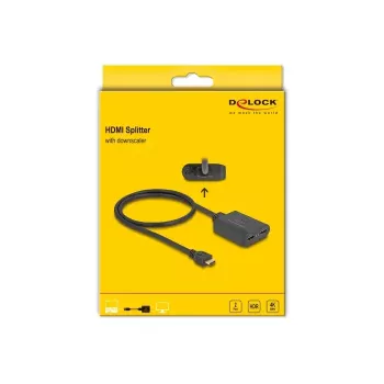 Divisor HDMI DeLOCK 1 x entrada HDMI a 2 x salida HDMI 4K 60 Hz