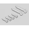 Accesorio para patch panel DELOCK 81333 — soporte de policarbonato blanco, 152×50×82 mm