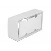 Accesorio para patch panel DELOCK 81333 — soporte de policarbonato blanco, 152×50×82 mm