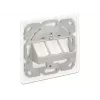 Toma de pared RJ-45 DeLOCK 86194 plata blanco