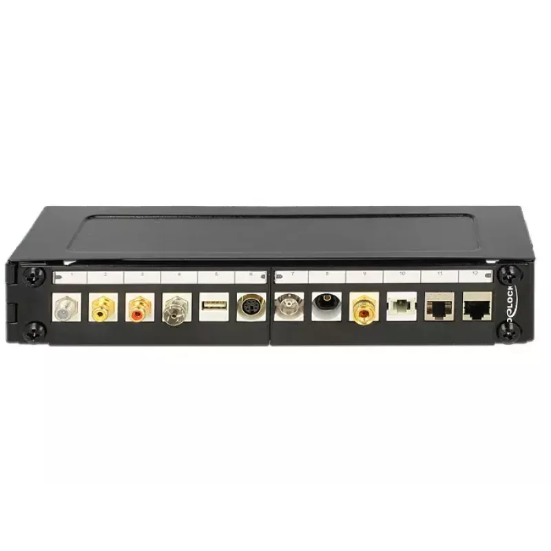 Rack de pared DeLOCK 43303 1U negro