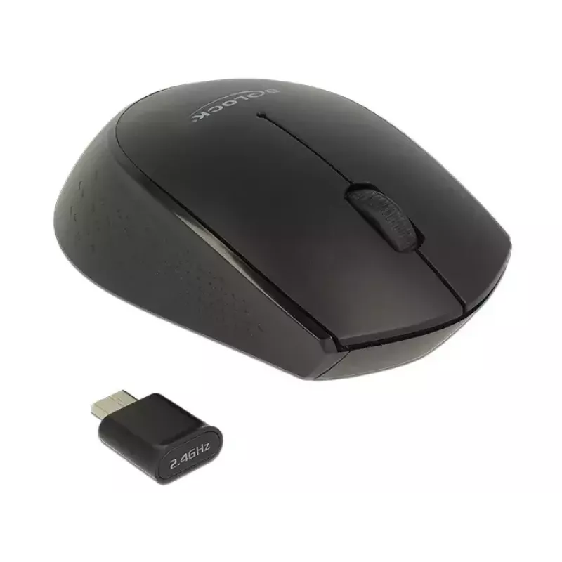 Ratón DeLOCK 12526 RF inalámbrico óptico 1000 DPI
