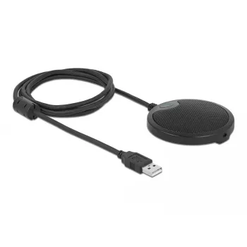 Micrófono de conferencia DeLOCK USB micrófono de condensador omnidireccional