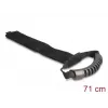 DeLOCK correa de transporte 710x50mm negra 2 uds.