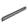 Tapa ciega ventilada DeLOCK panel para armario de red 19