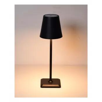 Techly I-LED LAMP-BK lámpara de mesa bombilla no reemplazable 3 W E negro