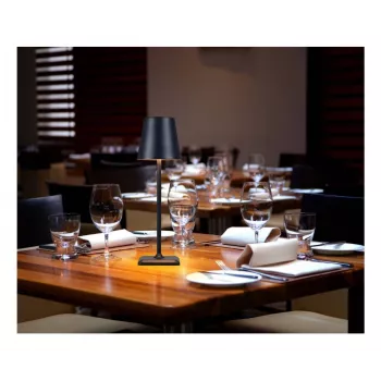 Techly I-LED LAMP-BK lámpara de mesa bombilla no reemplazable 3 W E negro