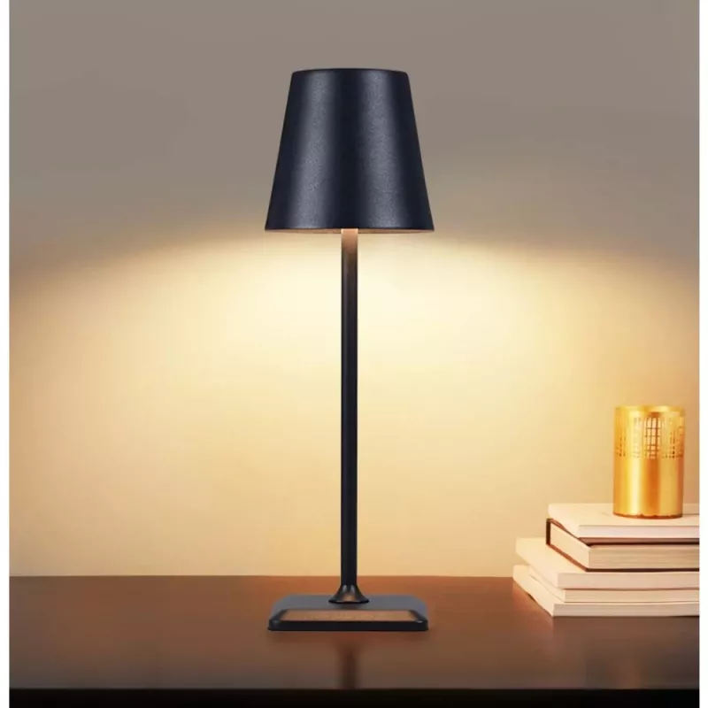 Techly I-LED LAMP-BK lámpara de mesa bombilla no reemplazable 3 W E negro