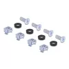 Set de montaje DeLOCK 66236 set de montaje universal para rack 2 uds. plata metal