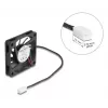 DeLOCK 67288 ventilador axial, 5 V DC, 60 x 60 x 10 mm, negro