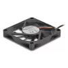 Ventilador para carcasa de PC DELOCK 67315 — 70 mm rodamiento de bolas, 0,42 m³/h, negro
