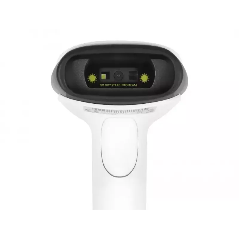 Lector de códigos de barras de mano DeLOCK 90587 1D 2D inalámbrico Bluetooth USB blanco